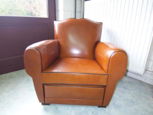 Fauteuil cuir